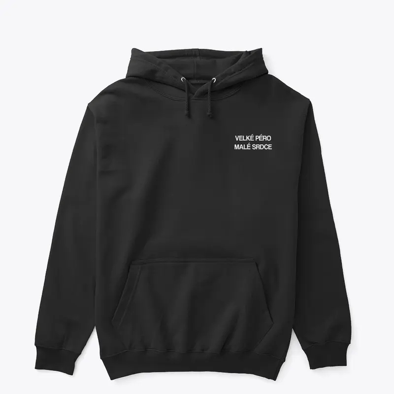 VELKÉ PÉRO MALÉ SRDCE Hoodie